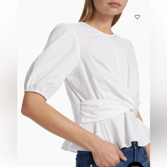 VERONICA BEARD Arvilla Crisscross Top Size 16 - Picture 13 of 15